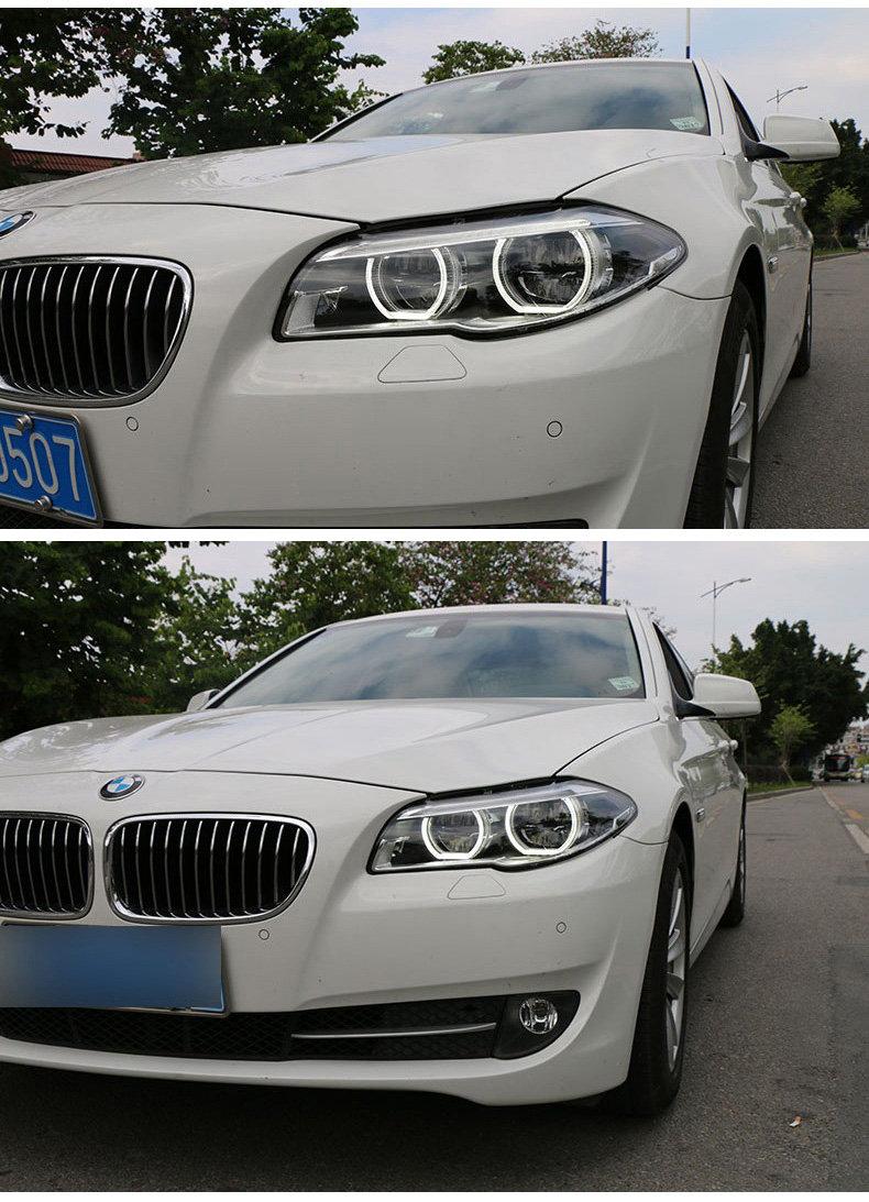 Car Styling for BMW F10 F11 F18 2011-2017 Headlights 520i 525i 530i All LED Headlight DRL Projector Lens Auto Accessories