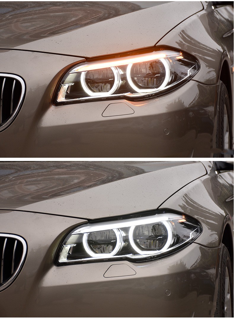 Car Styling for BMW F10 F11 F18 2011-2017 Headlights 520i 525i 530i All LED Headlight DRL Projector Lens Auto Accessories