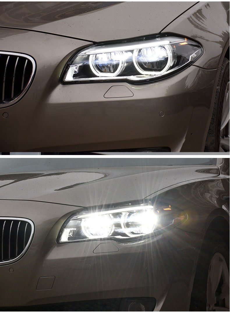 Car Styling for BMW F10 F11 F18 2011-2017 Headlights 520i 525i 530i All LED Headlight DRL Projector Lens Auto Accessories