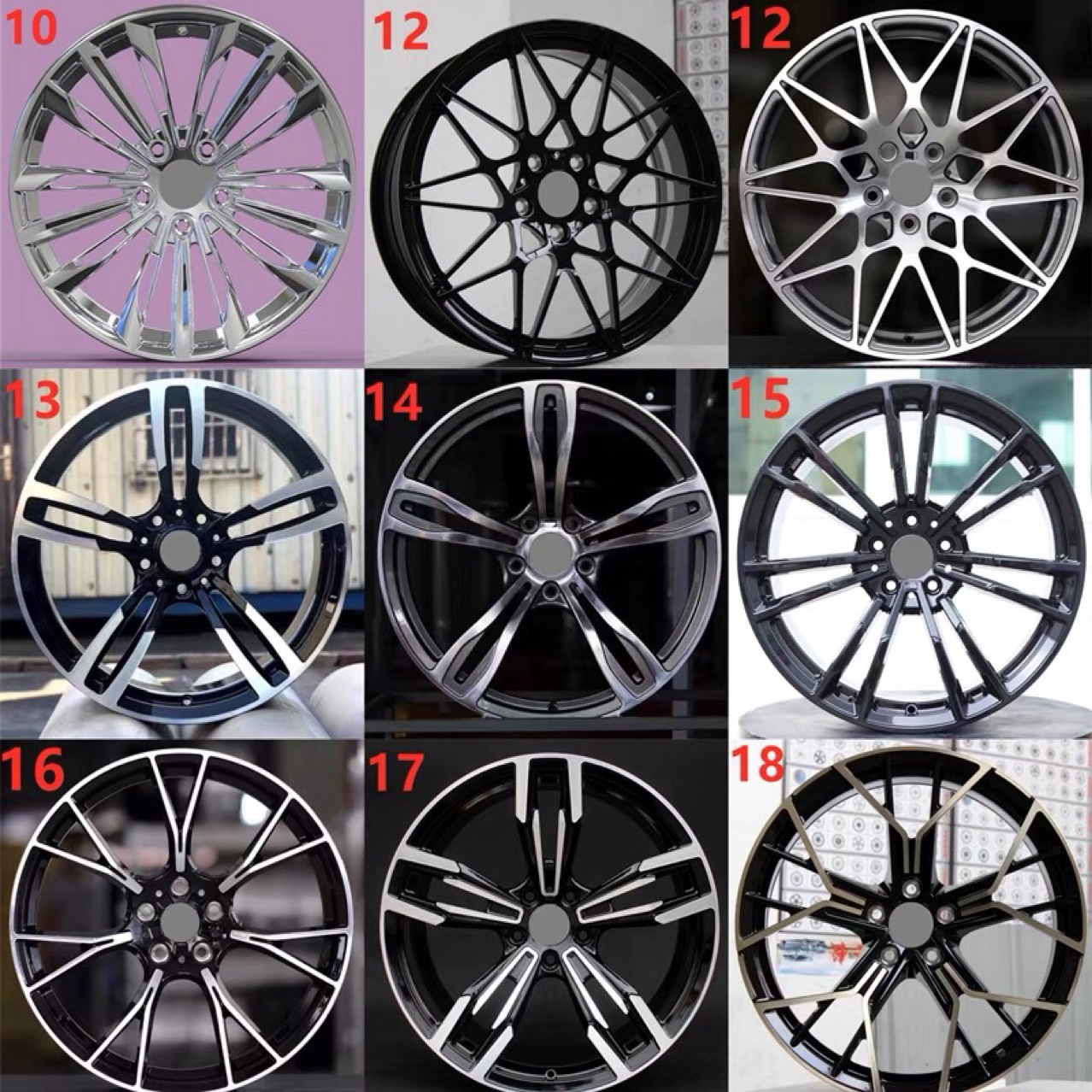 Factory Spot Goods Forged Wheels for bmw F10 G30 19 Inch bmw X5 3 Series Forged Wheels