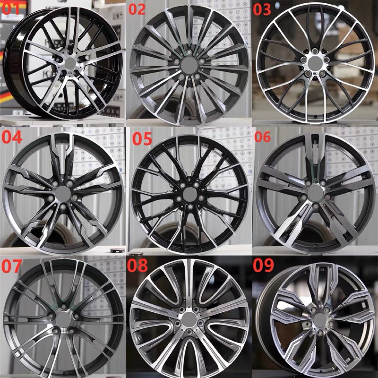 Factory Spot Goods Forged Wheels for bmw F10 G30 19 Inch bmw X5 3 Series Forged Wheels