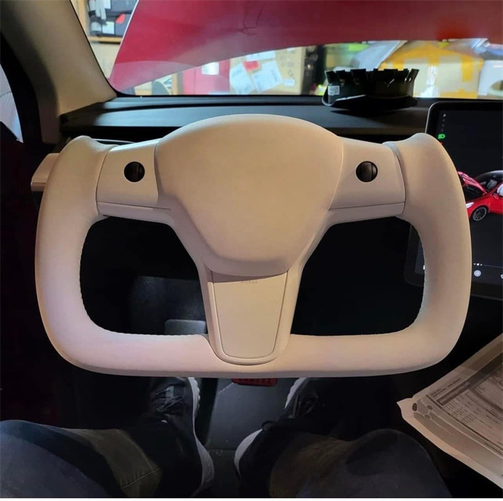 Yoke for Tesla Steering Wheel Factory Modified Model 3 Y X Carbon Fiber Modified Steering Wheel